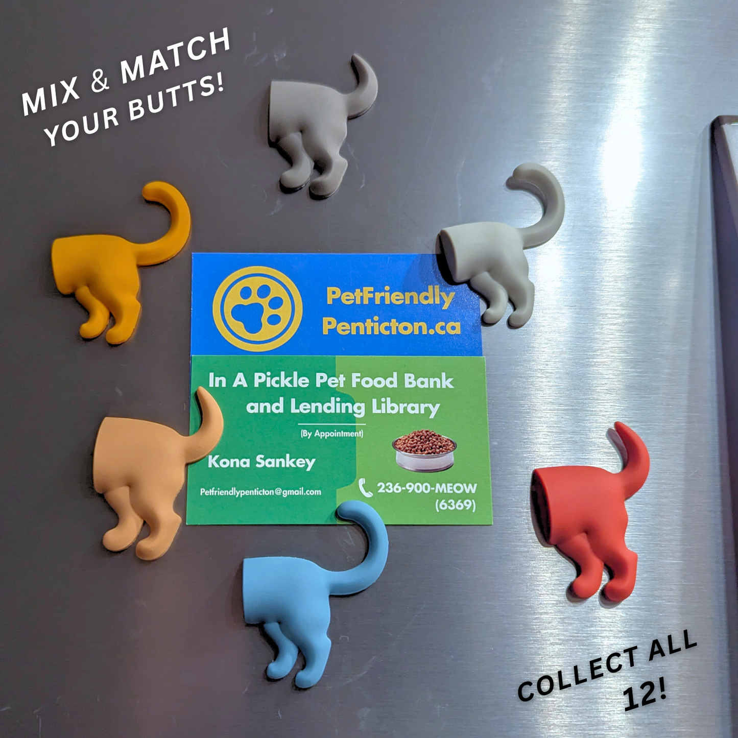 PET BUTT MAGNETS