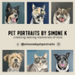 Pet Portraits by Simone K